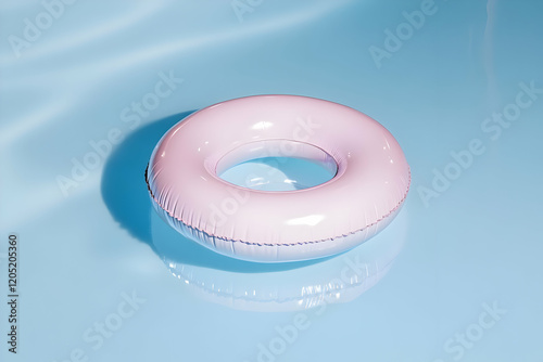 Pink Inflatable Ring Floati...