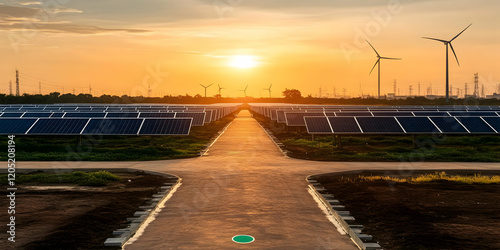 Solar Panels and Wind Turbi...