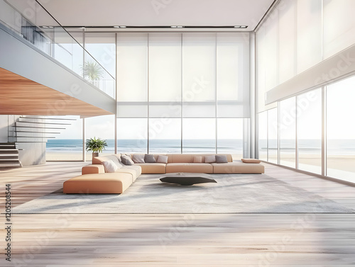 Modern Living Room Interior...