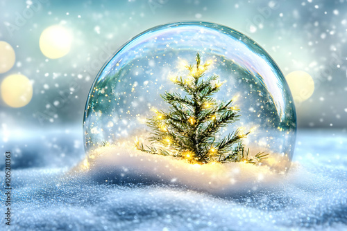 Christmas Tree Glows Inside...