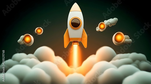 3D Rocket Launches through ...