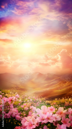 Pink Flowers Bloom Beautifu...