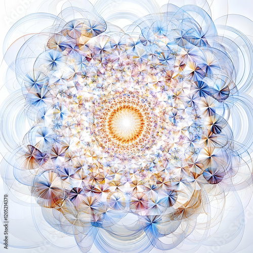 Abstract Background with Sw...
