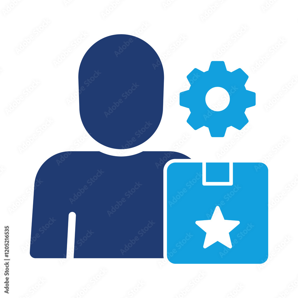 Product Owner – Representative of Product Vision Vector Illustration