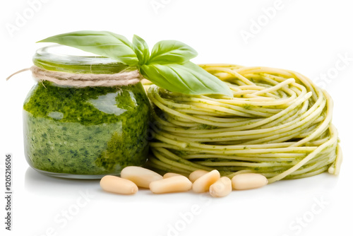 Pesto Sauce with Pasta and ...