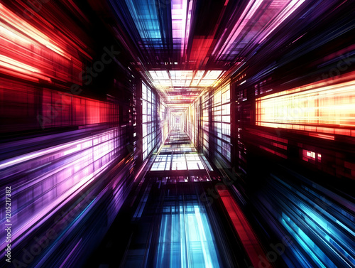 Abstract 3D Illustration of...