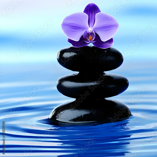Purple Orchid Flower Rests ...