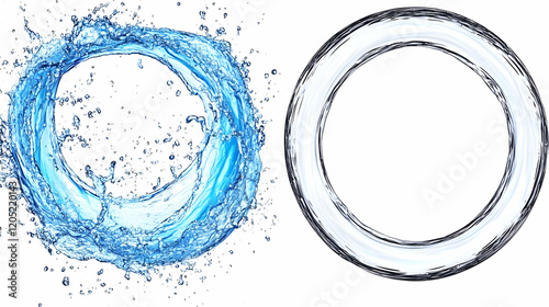 Dynamic Water Splash Forms ...