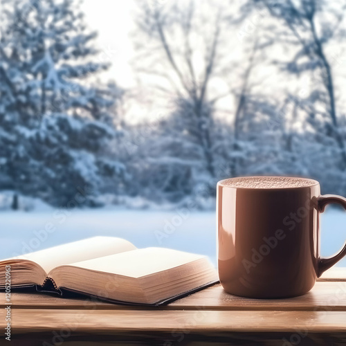 Open Book and Hot Beverage ...