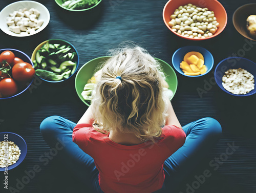 Child Prepares Healthy Meal...