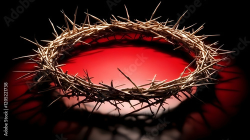 Crown of Thorns Rests on Re...