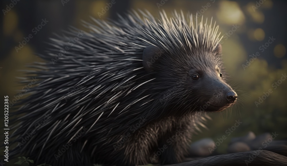 A Portrait of a Porcupine in the Wild A Portrait of a Porcupine in the Wild