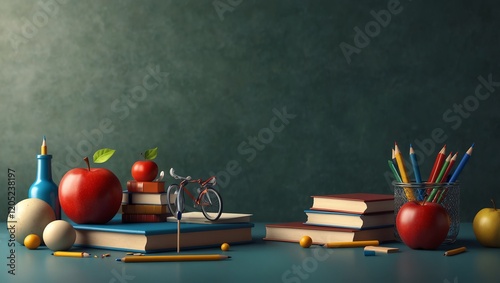 Obraz na płótnie back to school w salonie