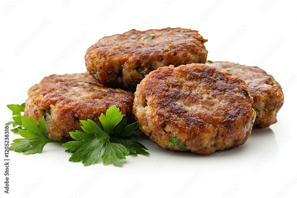 Croquettes isolated on white background Croquettes isolated on white background