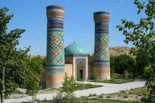 The Majestic Chor Minor Mausoleum in Uzbekistan: A Stunning Display of Islamic Architecture photo