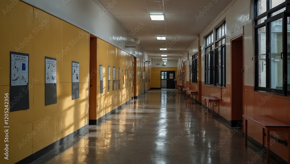 corridor in a hotel