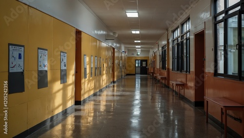 Obraz na płótnie corridor in a hotel w salonie