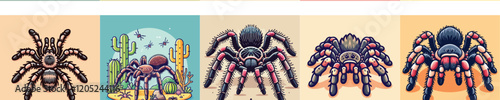 Spider vector collection
