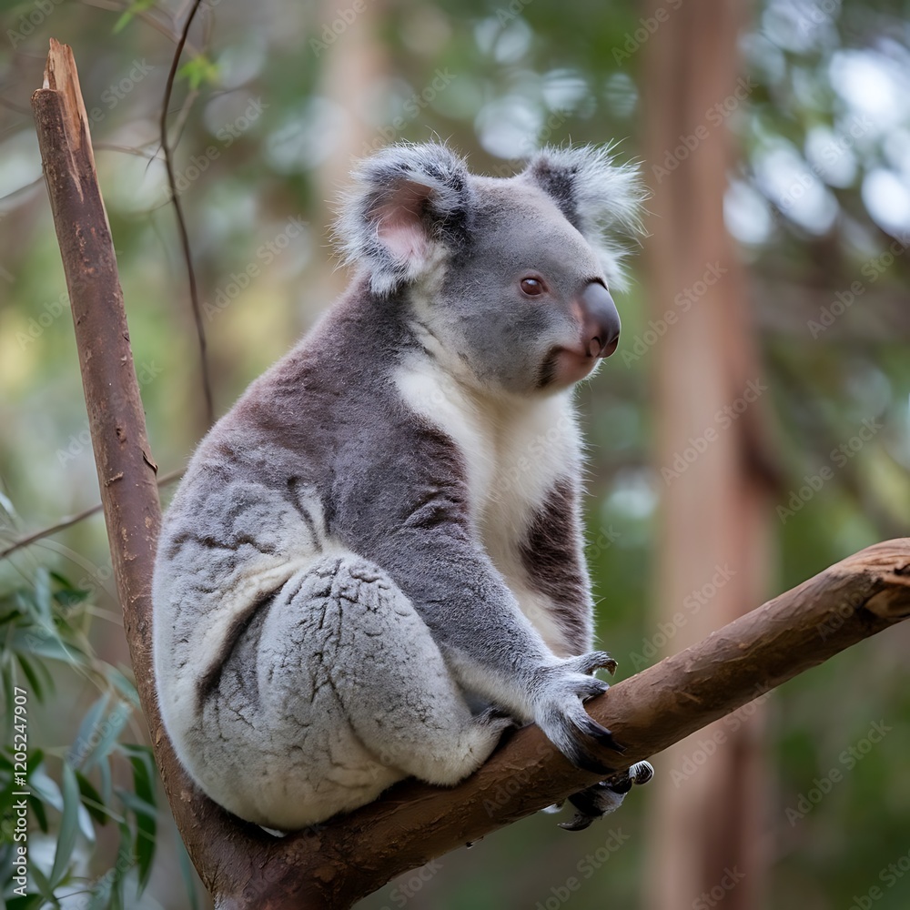 Fototapeta premium koala in tree