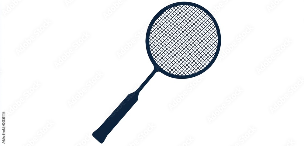Vector illustration of a quick-tighten grip for badminton rackets. Vector illustration of a quick-tighten grip for badminton rackets.