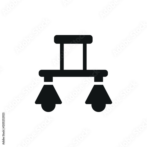 Chandeliers icon vector design templates simple and modern