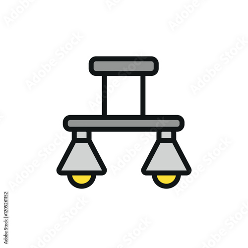 Chandeliers icon vector design templates simple and modern