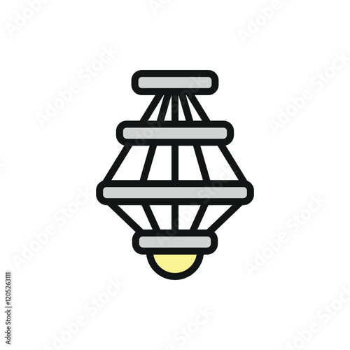 Chandeliers icon vector design templates simple and modern