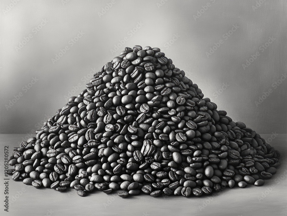 Obraz premium Coffee Beans Pile