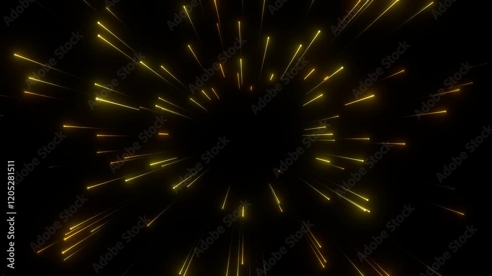 wedding gold particle lines motion backgrounds