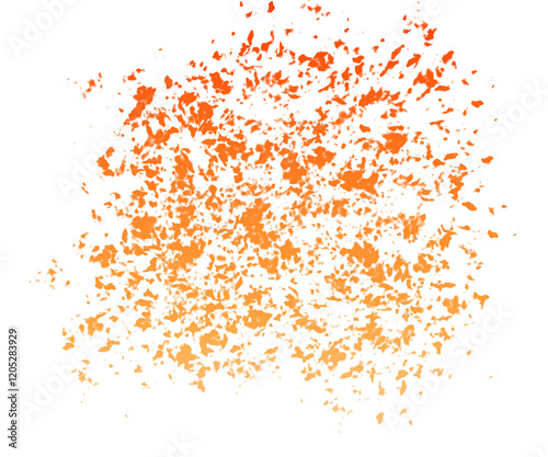 Paint Splat Background Isolated on Transparent