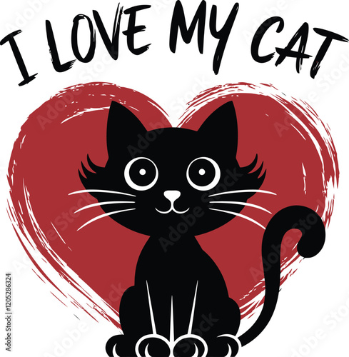I love my cat of my life