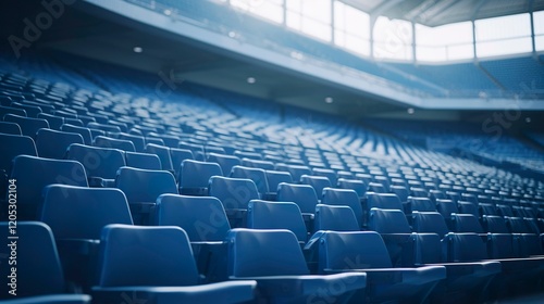 A photo of a football stadium seating.