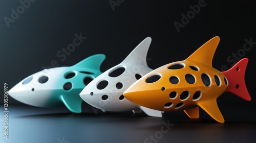 Wallpaper Mural Spaceship toy for kids, crafted with vibrant colors and ergonomic shapes, designed for fun and safe hands-on play Torontodigital.ca