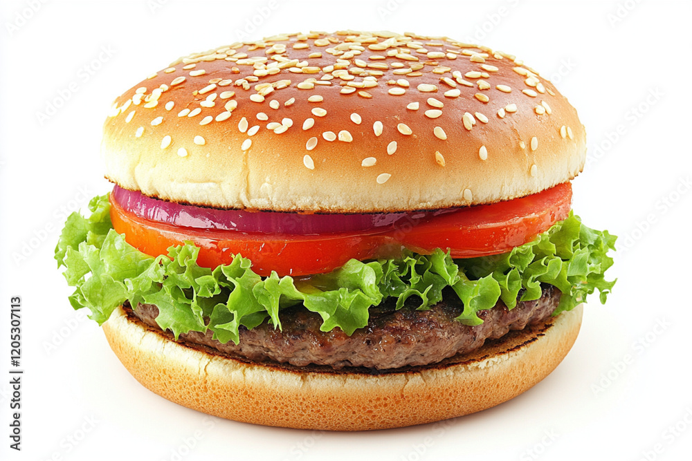 Juicy Plant-Based Burger: A Burst of Freshness, Healthy and Delicious. Upscaled image showcasing vibrant colors and textures of a mouthwatering vegan burger packed with fresh vegetables and wholesome Juicy Plant-Based Burger: A Burst of Freshness, Healthy and Delicious. Upscaled image showcasing vibrant colors and textures of a mouthwatering vegan burger packed with fresh vegetables and wholesome