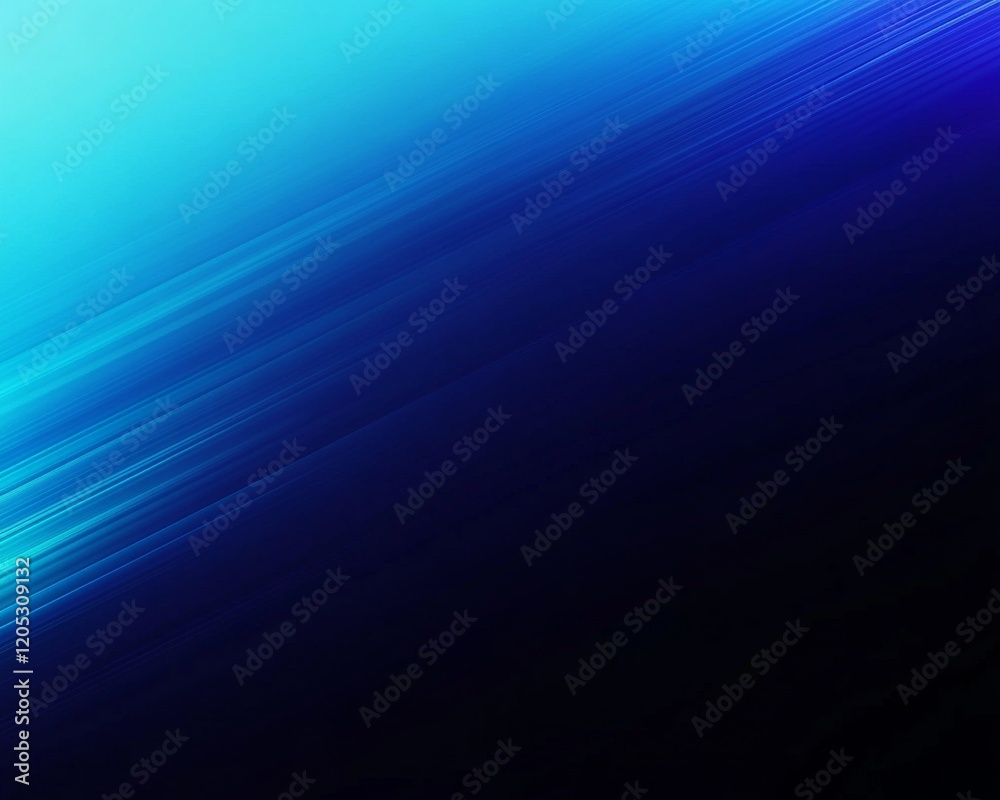 Obraz premium A futuristic gradient background with electric blue and black tones.featuring vibrant transitions.conveying technology and innovation.ideal for tech and sci-fi content