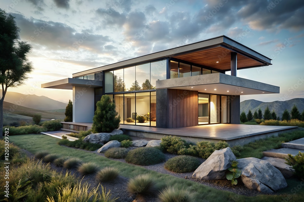 house on the beach Modern Luxury, Modern Minimalist Family Villa, 3d rendering of modern house With Swimming Pool And Garden house on the beach Modern Luxury, Modern Minimalist Family Villa, 3d rendering of modern house With Swimming Pool And Garden