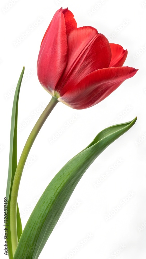 Tulip flower isolated on white background
Tulip flower isolated on white background