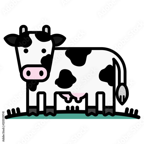 목장 젖소 아이콘