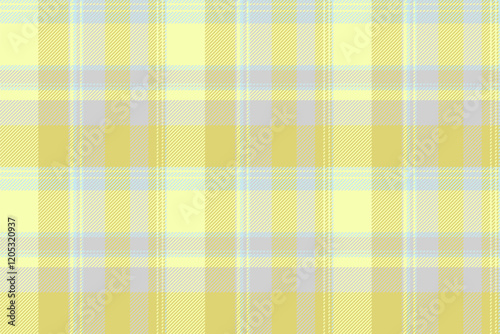 Backdrop background textile pattern, long fabric plaid seamless. Bandana tartan texture check vector in yellow and lime colors.