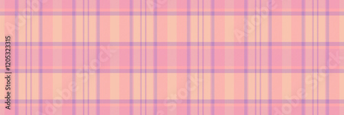 Pastel check fabric texture, back textile plaid seamless. Part vector tartan background pattern in light and red colors.