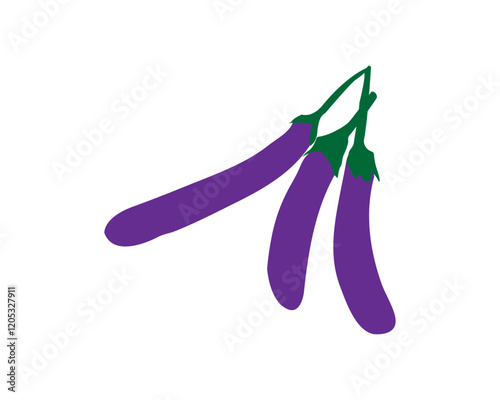 Eggplant vector free SVG download