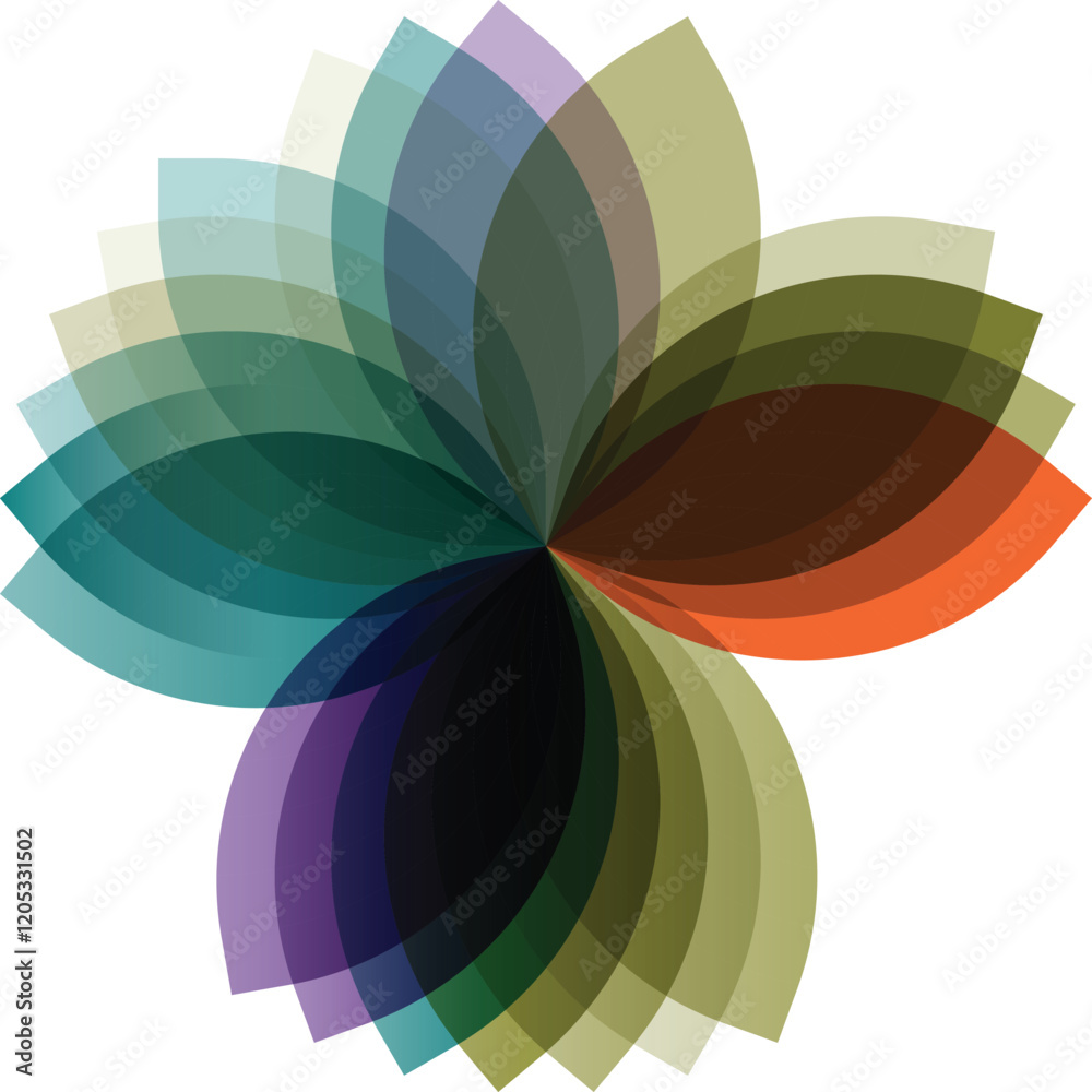 Obraz premium Colorful rainbow on white background