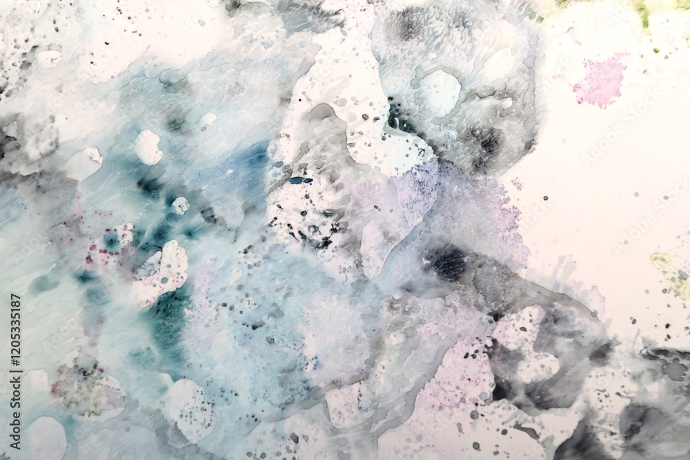 Obraz premium dirty background of ink stains on white