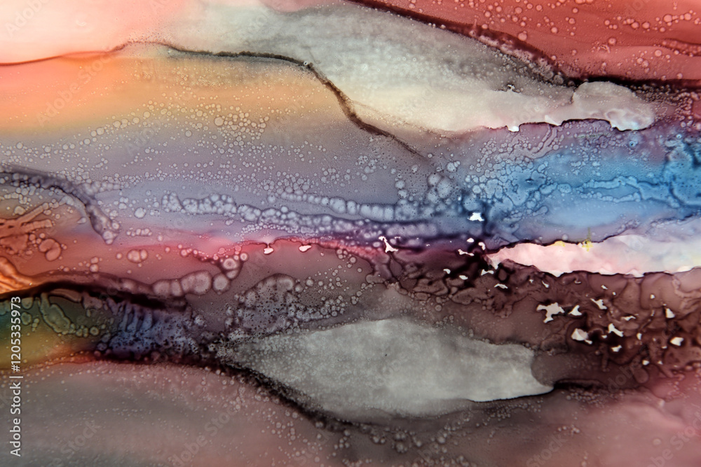 Fototapeta premium bright art background of multi-colored stains