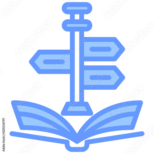 Guidance Blue Icon