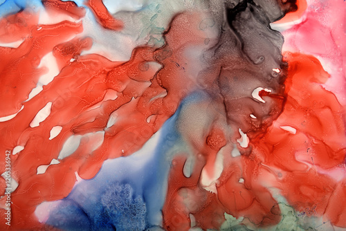 simple background of red smudges