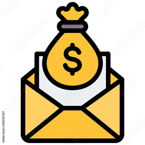 Subvention Outline Color Icon
