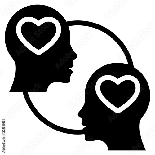 Empathy Glyph Icon