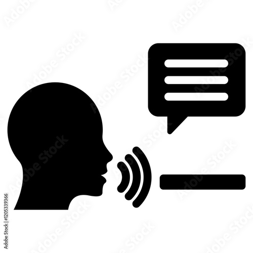 Assistive Technology Glyph Icon