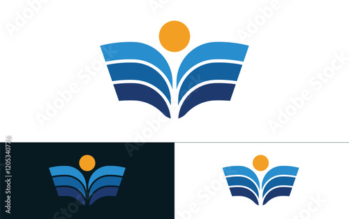 Education Logo Template vector icon illustration design